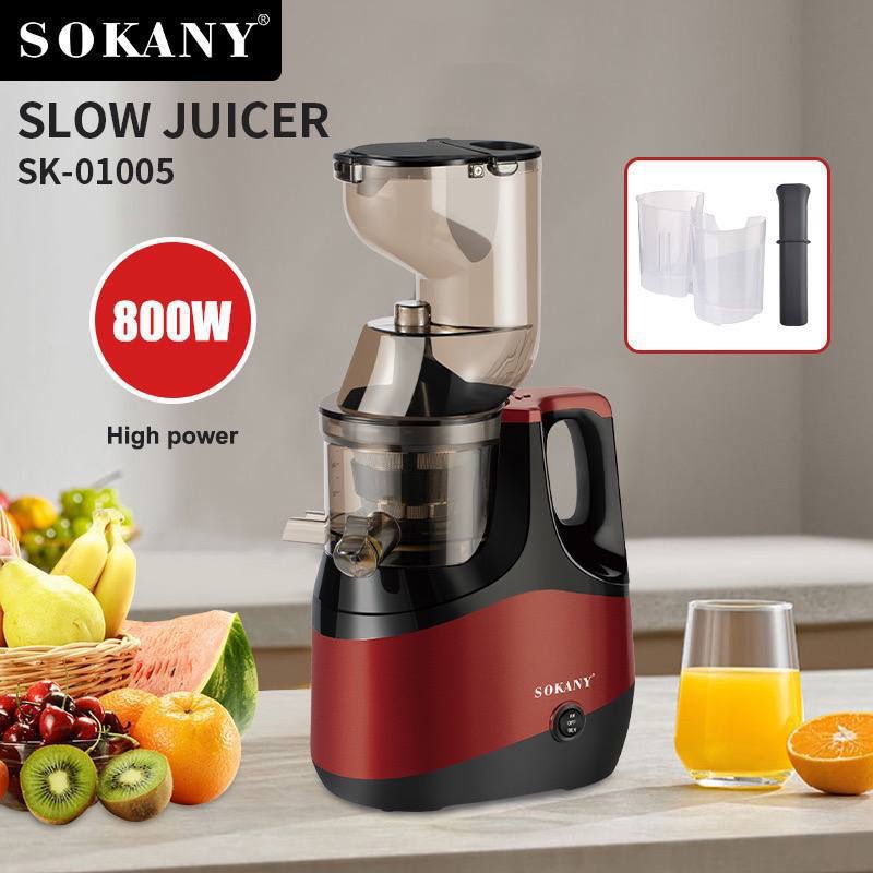 img_5916 SOKANY ADVANCED TECH HIGH-NUTRIENT 800W FRUITS & VEGETABLES SLOW JUICER - Image 1