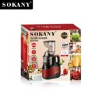 SOKANY ADVANCED TECH HIGH-NUTRIENT 800W FRUITS & VEGETABLES SLOW JUICER - Image 2