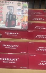 SOKANY ADVANCED TECH HIGH-NUTRIENT 800W FRUITS & VEGETABLES SLOW JUICER - Image 3
