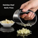 STAINLESS STEEL MANUAL GARLIC PRESS CRUSHER / CHOPPER / MASHER
