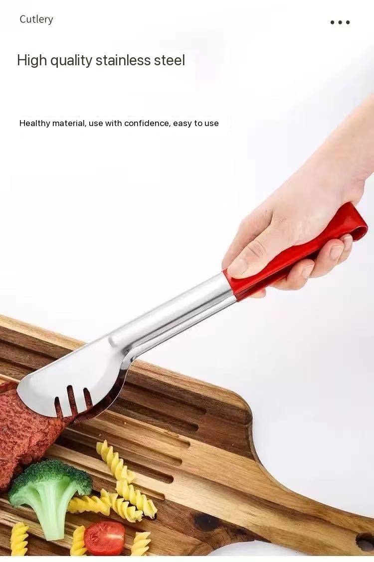 img_5975 STAINLESS STEEL MULTI-USE SAFETY FORKLIKE KITCHEN TONGS - Image 1