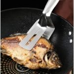 STAINLESS STEEL MULTIFUNCTIONAL FRYING & BBQ SHOVEL CLIPS / TONGS