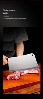 STAINLESS STEEL SUPER SHARP BUTCHER KNIFE