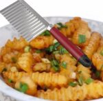 STAINLESS STEEL WAVY FRENCH FRY MAKER / CRINKLE CUTTER / VEGETABLE CHOPPER - Image 2