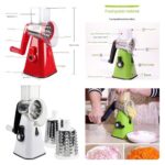 23CM × 28CM TOP QUALITY BIG DRUM GRATER / SHREDDER / SLICER WITH BLACK KNOB