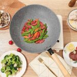 THICKENED NON-STICK WOK FRY PAN (32CM) - Image 4