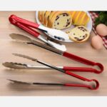 THICKENED STAINLESS STEEL KITCHEN TONG WITH PVC HANDLE - Image 2