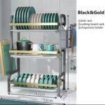 THICKENED STAINLESS STEEL MULTIPLE DECK / LAYER DISH & PLATE RACK - Image 2