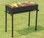 THICKENED LARGE-CAPACITY MULTIPURPOSE INDOOR/OUTDOOR DOUBLE-SIDED RECTANGULAR BARBECUE CHARCOAL GRILL