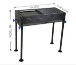 THICKENED LARGE-CAPACITY MULTIPURPOSE INDOOR/OUTDOOR DOUBLE-SIDED RECTANGULAR BARBECUE CHARCOAL GRILL - Image 4