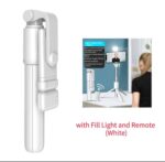 WIRELESS BLUETOOTH INTEGRATED LIVE BROADCAST SELFIE STICK WITH LIGHT - Image 2