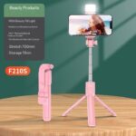 WIRELESS BLUETOOTH INTEGRATED LIVE BROADCAST SELFIE STICK WITH LIGHT - Image 7
