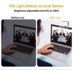 CLIP-ON LED CUBE LIGHT FOR SELFIE / LIVE PHONE / LAPTOP & TABLET MEETING - Image 3