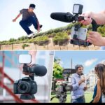 U/C-SHAPED UNIVERSAL PROFESSIONAL CAMERA/MOBILE PHONE STABILIZER WITH HOT-SHOE MOUNT FILL LIGHT - Image 3