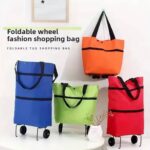 COLLAPSIBLE TROLLEY & CARRIER SHOPPING BAG