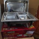9.8L HOFFNER HIGH-QUALITY STAINLESS STEEL CHAFFING DISH