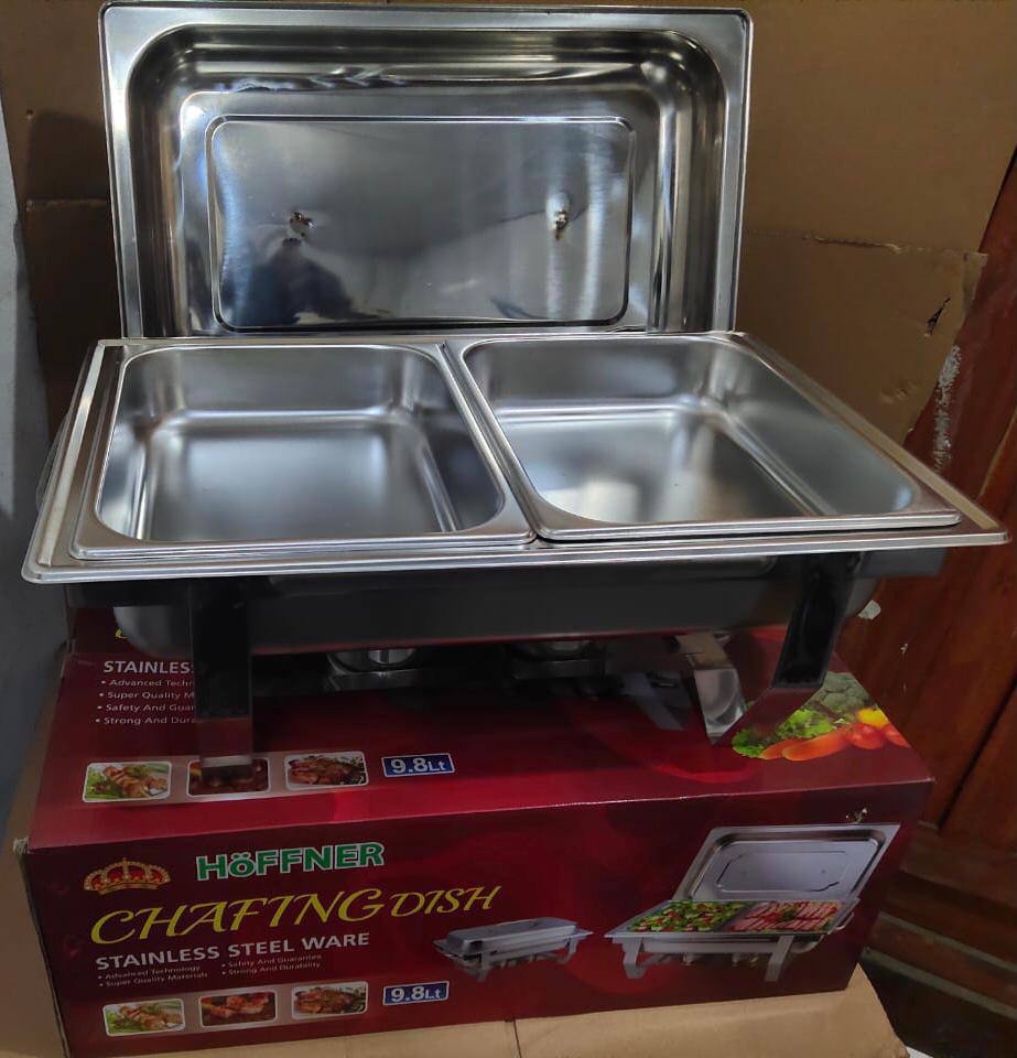 img_6833 9.8L HOFFNER HIGH-QUALITY STAINLESS STEEL CHAFFING DISH - Image 1