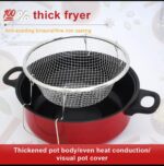 NON-STICK STIR / FRY PAN WITH GLASS LID & SIEVE