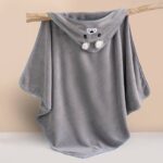 CUTE CARTOON ULTRA-SOFT FLEECE HOODED BABY/KIDDIES TOWEL & NEWBORN COVER-UP FLANNEL (0–3 YEARS) - Image 10