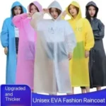 HIGH QUALITY ADULT EVA HEAVY-GUAGE WATERPROOF VINYL RAINCOAT (UNISEX)