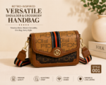 RETRO-INSPIRED VERSATILE SHOULDER & CROSSBODY HANDBAG - Image 2