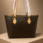GV QUALITY LARGE CAPACITY TOTE BAG  —  BROWN