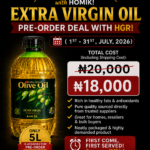 EXTRA VIRGIN OLIVE OIL              (PREORDER 001 – BATCH 3)