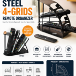 4-GRID QUALITY STEEL REMOTE ORGANIZER
