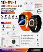 I12 ULTRA 3 MAX SUIT SERIES 10-IN-1 SMARTWATCH WITH WIRELESS EARBUDS - Image 2