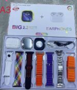 I12 ULTRA 3 MAX SUIT SERIES 10-IN-1 SMARTWATCH WITH WIRELESS EARBUDS - Image 3