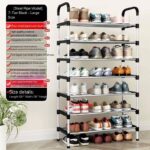 7-STEP STRONG DURABLE STEEL SHOE RACK