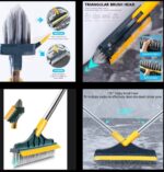 2-IN-1 LONG-HANDLE MULTIFUNCTIONAL SCRUBBING SCRAPING CLEANING BRUSH / BROOM - Image 4
