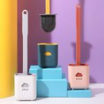 SILICONE TOILET BRUSH & HOLDER SET