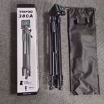 3120A MODEL ADJUSTABLE-HEIGHT PORTABLE UNIVERSAL CAMERA/PHONE TRIPOD STAND & HOLDER - Image 5