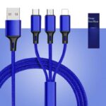3-IN-1 SUPER FAST CHARGING & DATA CABLE (iPHONE, TYPE-C & MICRO USB) - Image 3
