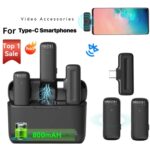 K13 2-IN-1 PORTABLE WIRELESS LAVALIER MICROPHONE WITH CHARGING RECEIVER (20M RANGE, PLUG & PLAY)