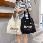 BOOM FASHION LARGE CAPACITY THICK ZIPLESS TOTE BAG