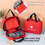 COMPACT EMPTY EMERGENCY & TRAVEL MEDICAL STORAGE POUCH (FIRST AID BAG) - Image 2