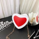 CUTEY TRENDY HEART-SHAPED GIRLS’ MINI LEATHER BAG - Image 5