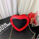 CUTEY TRENDY HEART-SHAPED GIRLS’ MINI LEATHER BAG - Image 7
