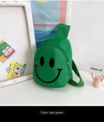 SMILEY PRINT FASHIONABLE UNISEX KIDS’ CROSSBODY BAG - Image 2